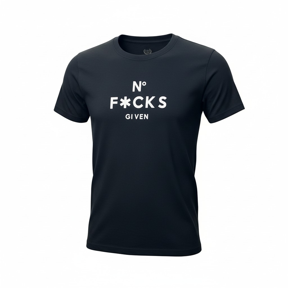 Field Grade Unisex "No F*cks Given" Cotton Tee size XL